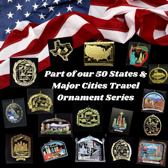 New Orleans Ornament Brass City Landmarks Louisiana - Picture 4 of 7